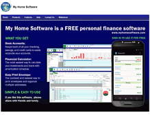 Tablet Screenshot of myhomesoftware.com